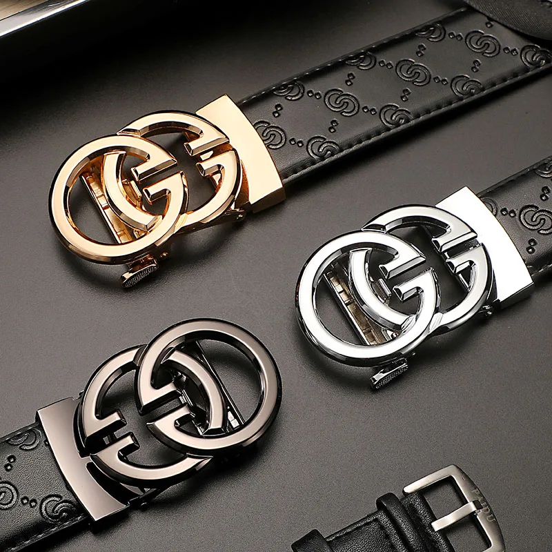 2025 New Width 34mm Belts for Women Girls Dress Fashion Waist Belt Cowhide LeatherMetalBuckle men Belt Leisure Jeans Waistband