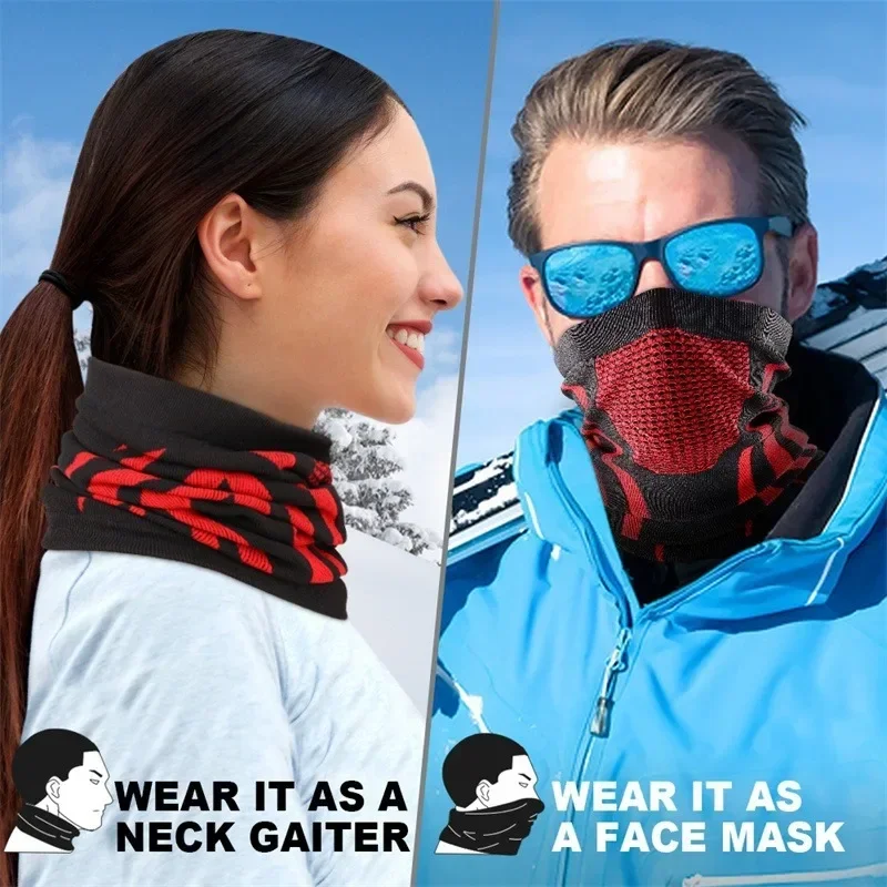 Outdoor Breathable and Warm Skiing and Cycling Scarves and Half Masks, Outdoor Sports Masks