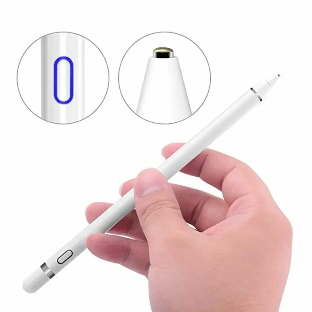 Capacitor Stylus Tela Sensível Ao Toque Caneta Capacitiva, andróide, iOS, Windows 10 Tablet, Telefone Móvel, Laptops, Universal Alta Precisão Caneta Ativa