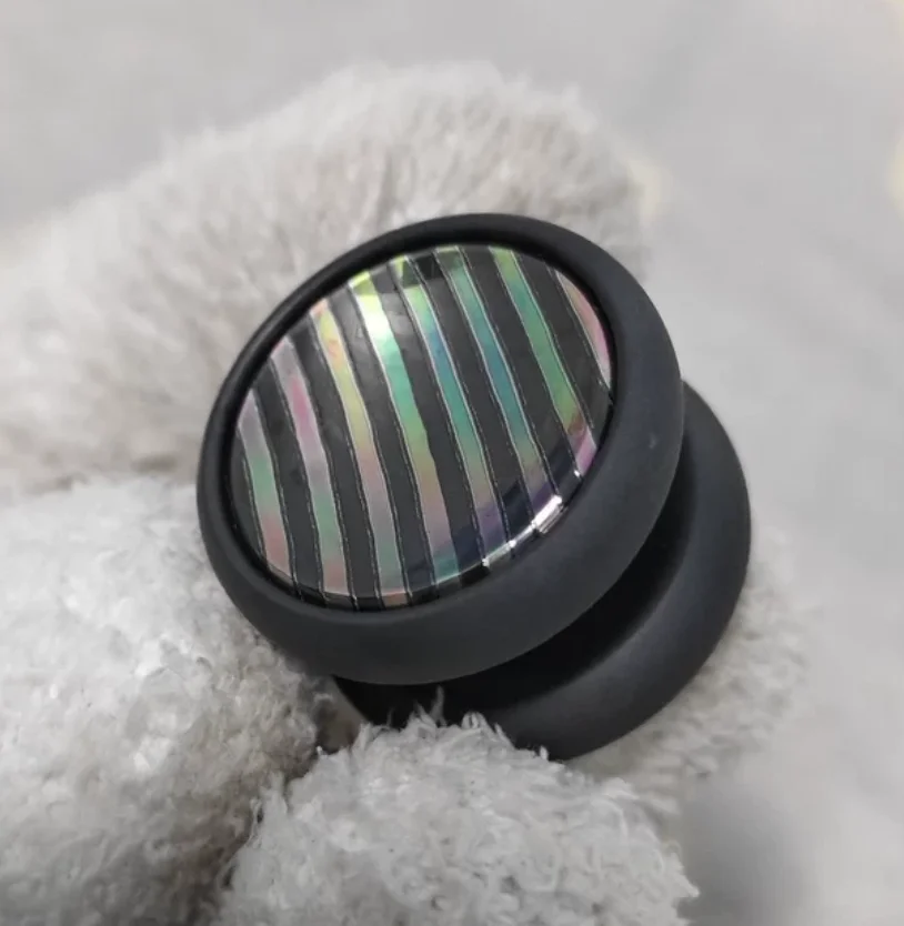Used EDC 24.5*17mm Stress Relief Toy Haptic Spinner Fingertip Gyroscope Decompression Toys
