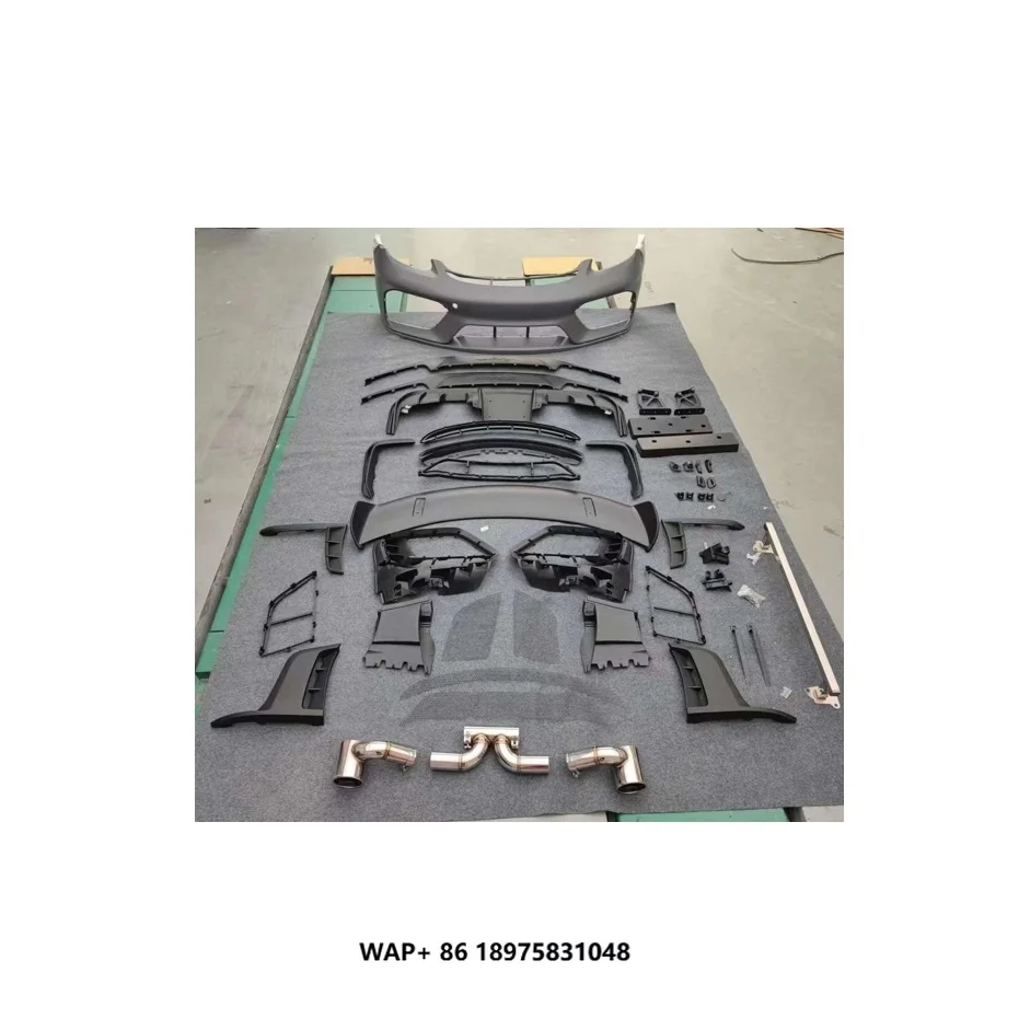 

Car Accessories Facelift Upgrade for Porsche 718 2016 + to GT4 RS Front Rear Bumper Grille Body Kit