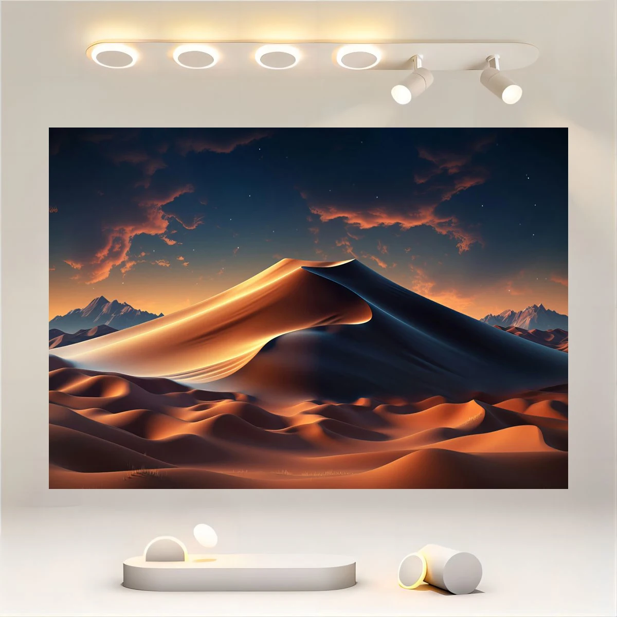 Berry Forest Desert Lake and Mountain Background 10x8 Foot Vinyl Photography Background Rock River Sky View Back