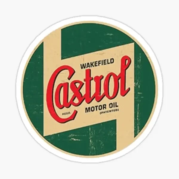 Valvoline Texaco Castrol Motor Oil Pennzoil Creative Badge Stickers Truck Car Bumper Laptop Motorcycle Off-road Racing PVC Decal