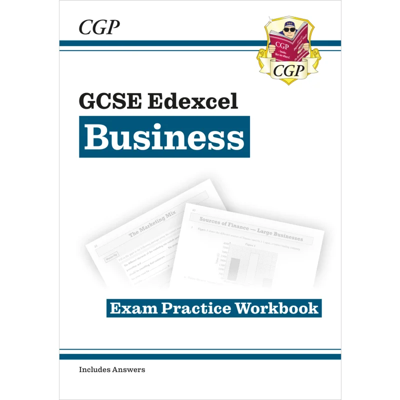 

Новая рабочая тетрадь для занятий экзаменами GCSE Business Edexcel включает в себя книги для ответов CGP, координацию групповых публикаций 9781782946939 Книга