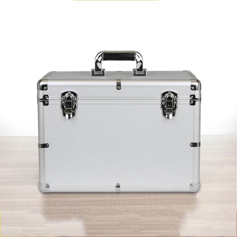 

Complete Aluminum Portfolio Potable Tool Box Modern Tool Box Trolley Without Tool Maletin Herramienta Shockproof Accessories