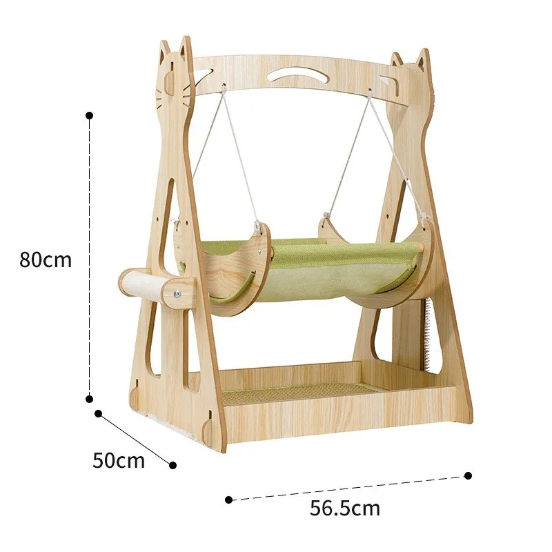 HONEY PET Universal Sisal Hammock for Cat Hanging Bed Pet Shaker Hammock Swing All-season Furniture Cat Accessories Pet Bed