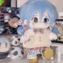 Anime Jujutsu Kaisen Mahito Cotton 20cm Dress-up Plush Doll Toys Action Cartoon Soft Stuffed Plushie Children's DIY Gift Toys
