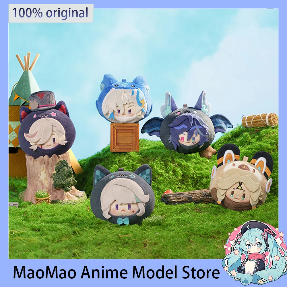 

In Stock Genshin Impact Original Tivat Zoo Series Plush Doll pendant Kachina Lyney Lynette Ororon Anime Decoration Key Chain
