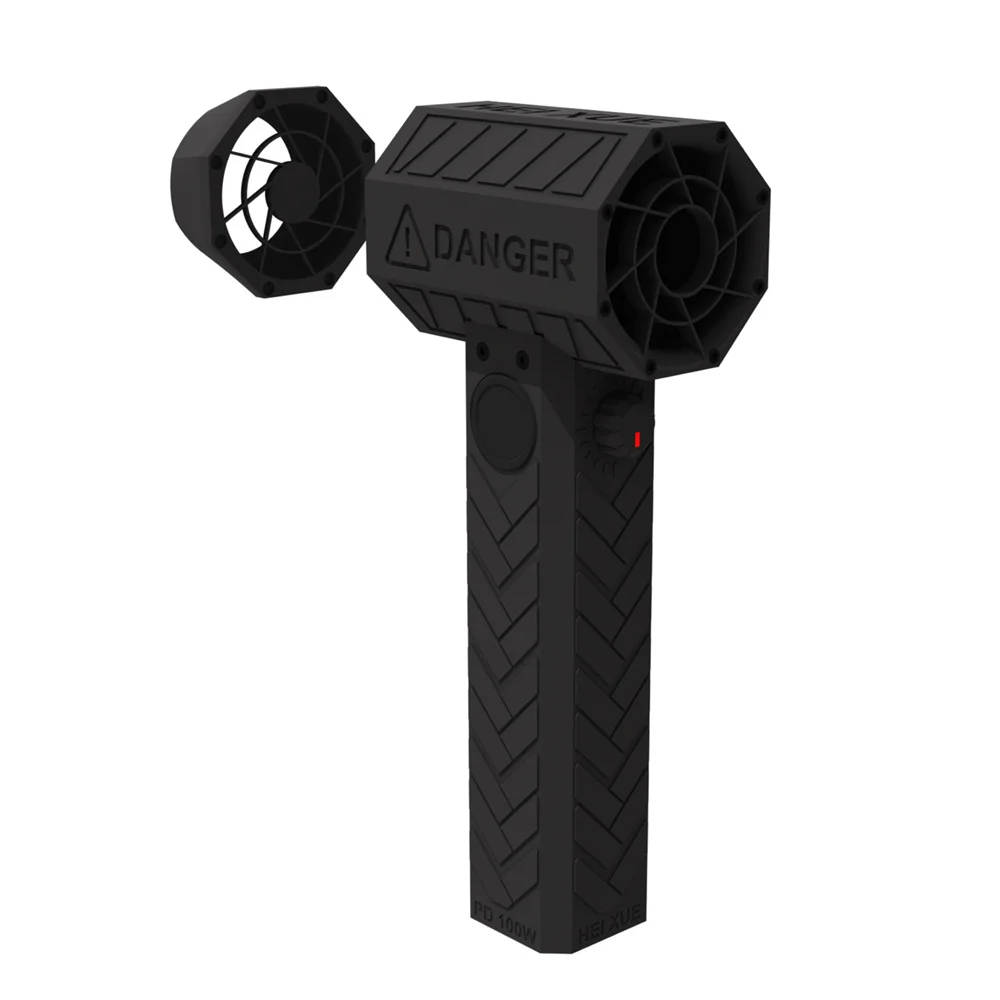 Turbo Jet Fan XL 1008W Handheld Violent Fan Turbo Jet Fan with Speed over 140000RPM & 1500g Thrust 64mm Brushless Motor 8000mAh