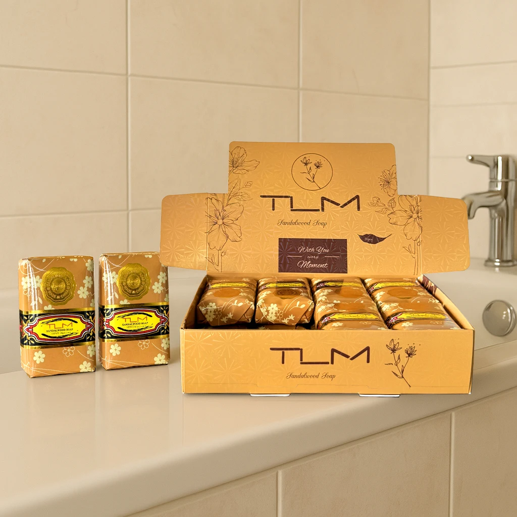 16Pc TLM Bee Flower Bath Soap Full Body Cleansing Care Soap Christmas Family Bath care Gift Box 125G view 6
