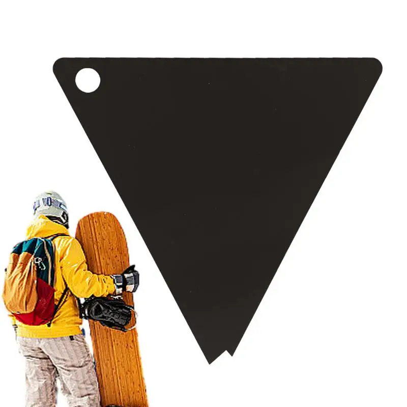 Ski Scraper Tool Acrylic Snowboard Tuning Tool Triangle Tuning And Waxing Kit For Wide Ski And Snowboard Outdoor Sport Equipment