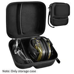 Hard EVA Shockproof Storage Case for Walker's Razor Slim Electronic Earmuffs, Fits Howard Leight & PROHEAR 016 Hearing Protectio