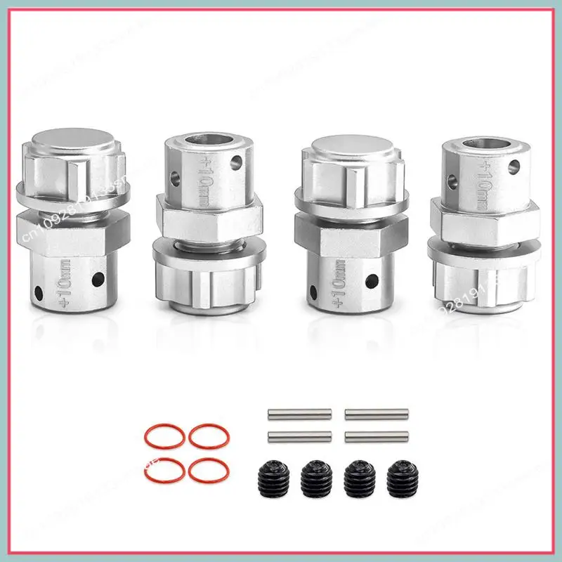 

N94R RC Car Upgrade 10Mm Connector Kit For Arrma1/8Kraton Typhon1/7 Bigrock RC Car Upgrade Accessories Silver