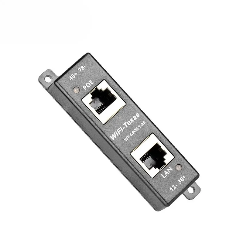

POE module, POE switch, A-B mode 1-port Gigabit POE mid span Ethernet power injector