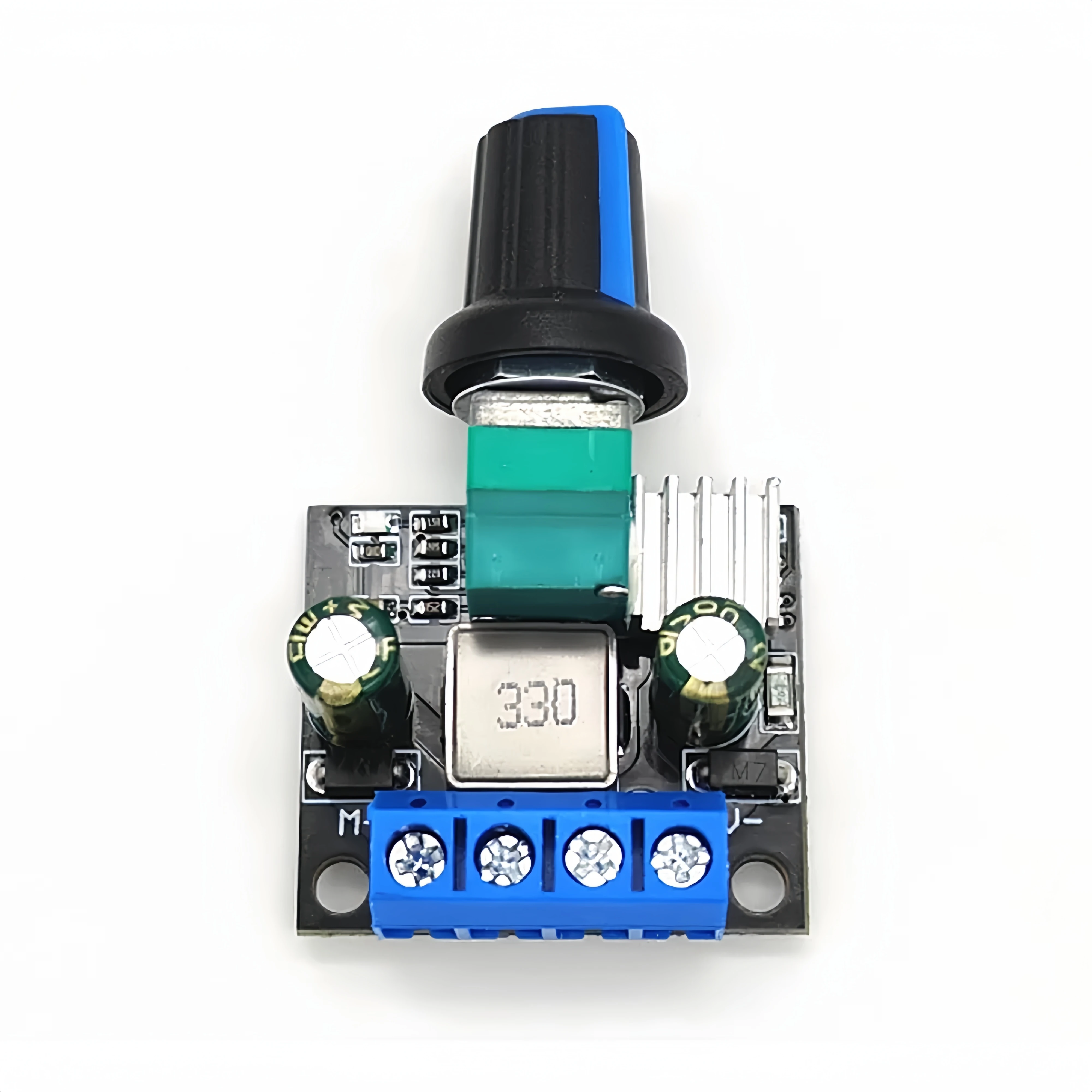 Cooling fan speed regulator fish tank submersible pump PWM DC motor brushless chassis with brush switch LED dimming