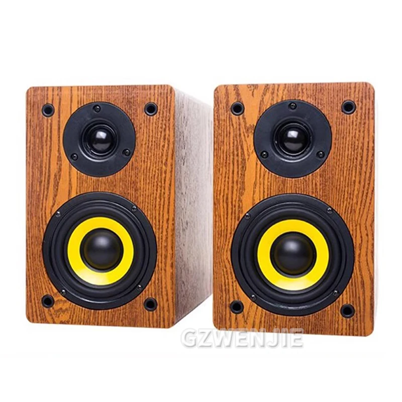 30W High-power High-fidelity Speaker Home HIFI Fever Passive 4 Inch Audio Home Theater Bookshelf Desktop Surround Speakers