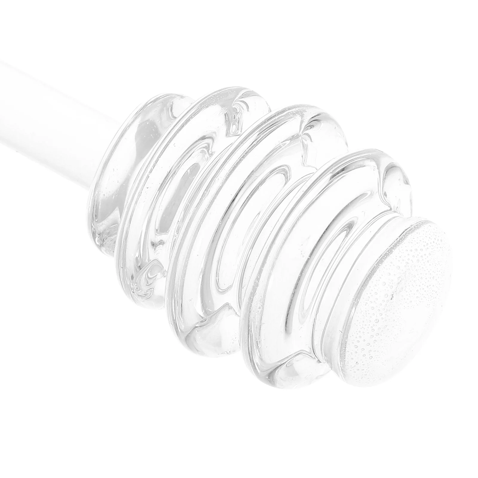 

1Set Clear Honey Jar with Dipper Stylish Glass Honey Dispenser for Jam Seasonings Syrup Glass Storage Container