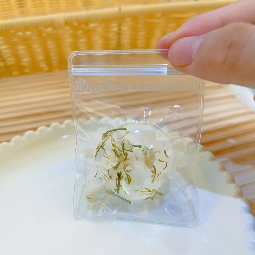 Simulation Osmanthus poisson rouge jouet à presser poisson rouge nouveauté poupée Osmanthus gâteau jouet à rebond lent TPR mignon jouet de pincement Transparent