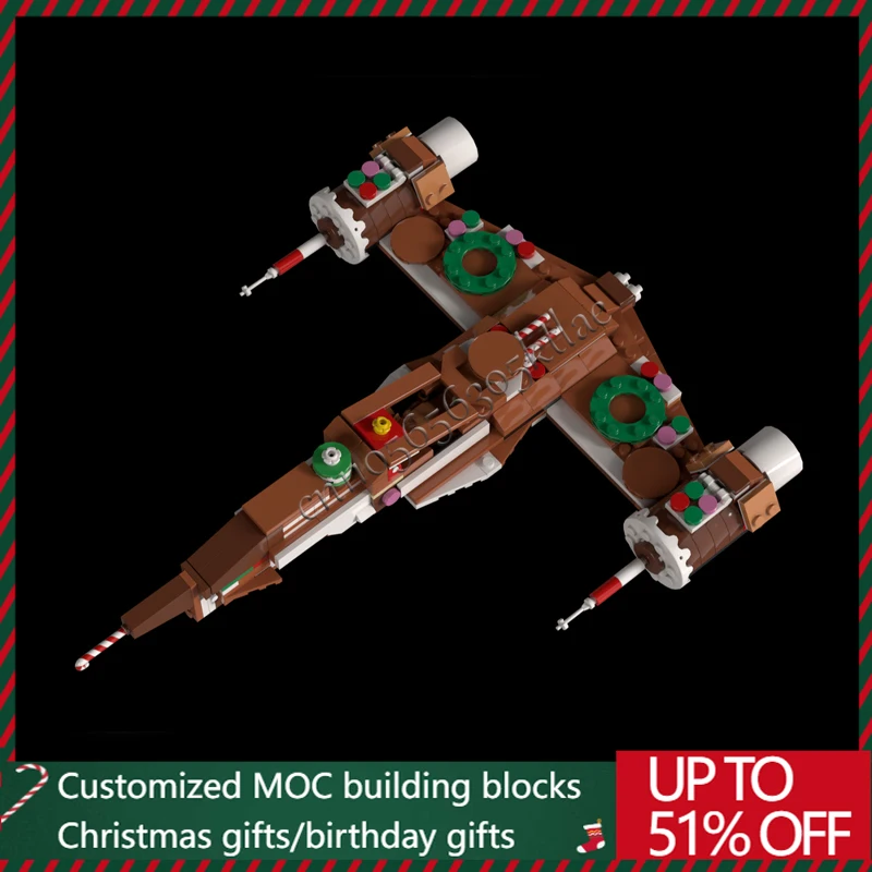 جديد 337 قطعة MOC الزنجبيل N-1 طائرة تحويل بنة نموذج الأطفال لتقوم بها بنفسك الجمعية ألعاب تعليمية هدايا عيد الميلاد #1