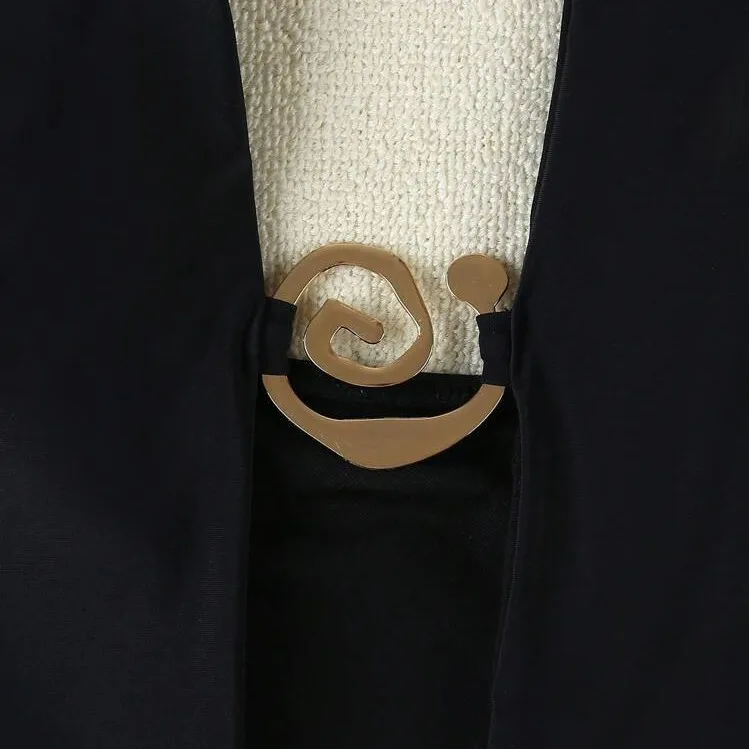 New Bikini Solid Color One-piece Neck Tie Swimsuit Sexy Deep V Bikini Women Bathing Suit Beach Style