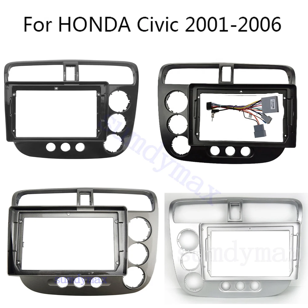 

Автомобильный радиоприемник, рама для HONDA Civic Rebon 2001-2005, 9 дюймов, Android