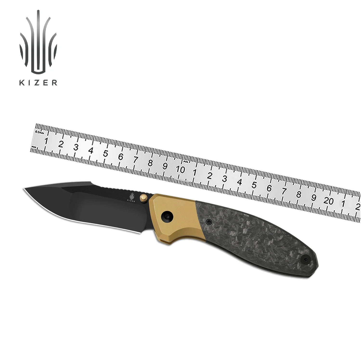 

Kizer Folding Knife Staffi Ki3695A1/Ki3695A2 Bulli Ki3695A3/Ki3695A4 Titanium Handle with S45VN Steel Blade Pocket Knives 2025
