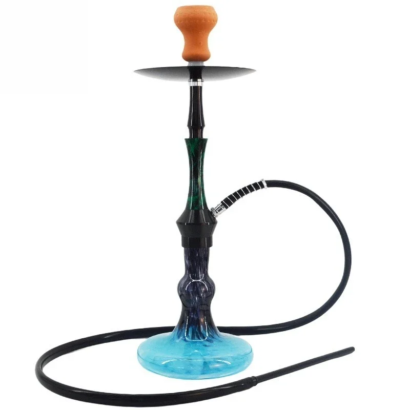 Shisha factory Supply Medium single tube silicone tube Arabian windshield pot with shisha clip