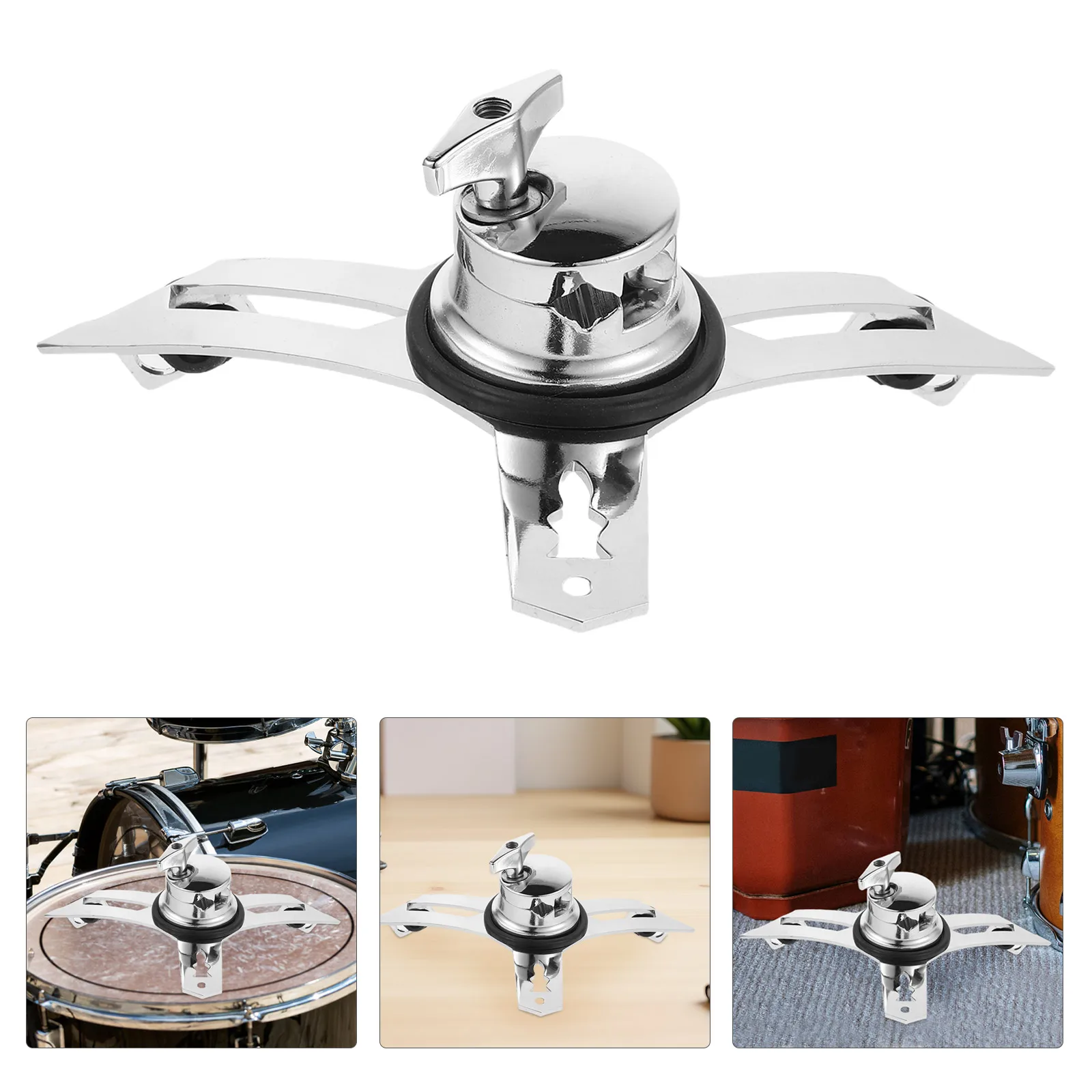 

Tom Drum Mount 12 Inches Metal Easy Install Holder Portable for Recording Studios Practice Sessions