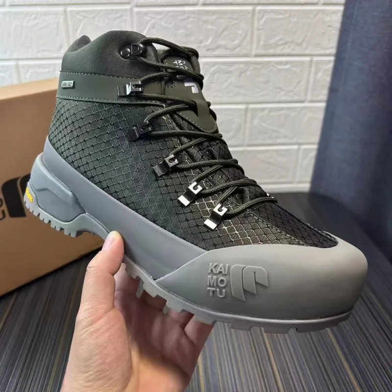 2026 New Arrival Hiking Sneaker Mens High Top Trekking Sneakers Anti-Slippery Sport Sneakers Wearable Walking Outdoor Shoes