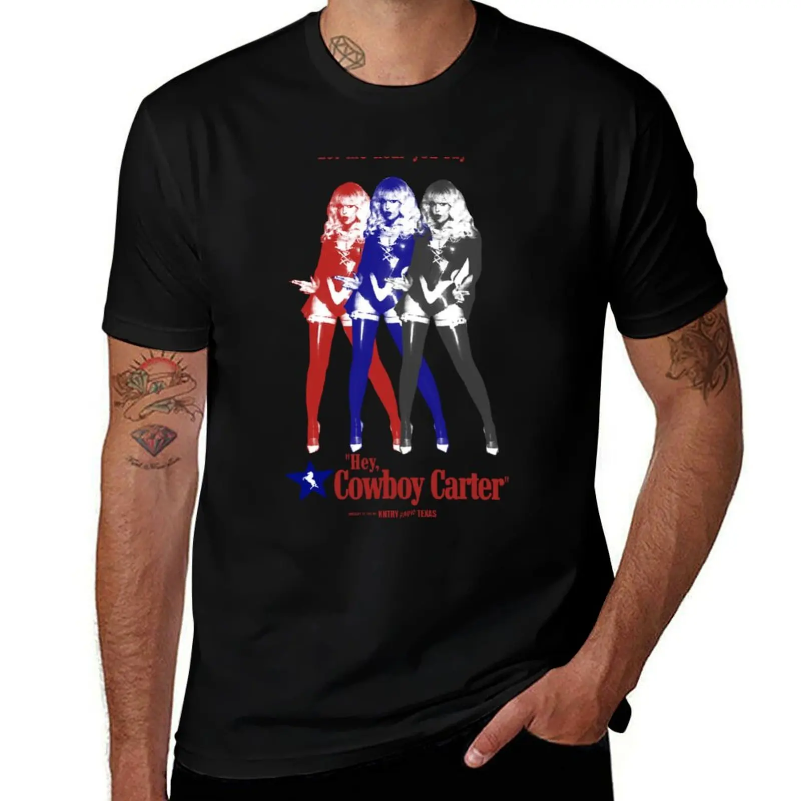 

Hey, Cowboy Carter T-Shirt t shirt custom print t shirts for man graphic tees