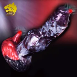 YOCY Huge Monster Dildo G-Spot Massager Sex Toy For Women Men  Powerful Suction Cup Anal Plug Fantasy Animal Penis Masturbator