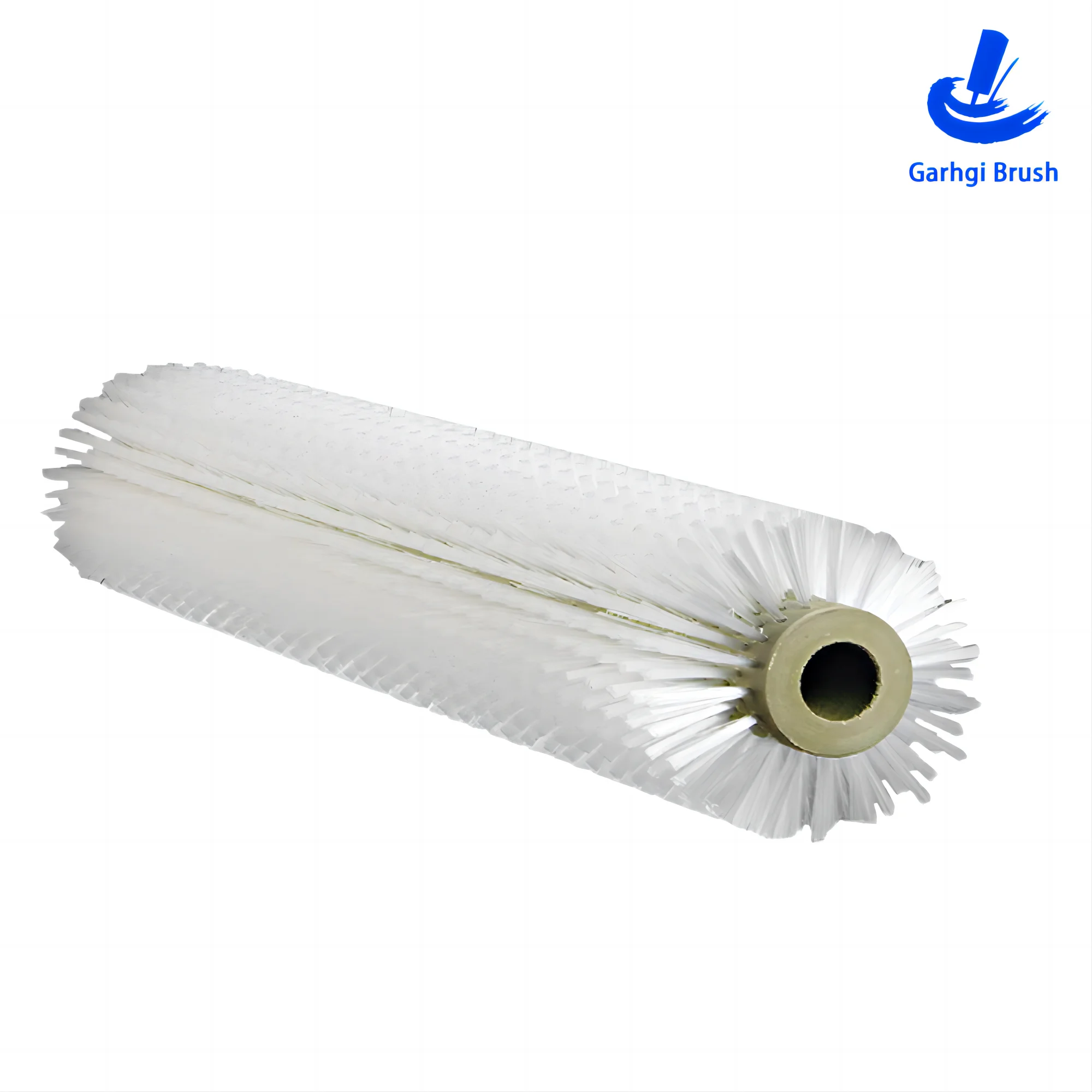 PA Nylon Industrial Roller Brush Rotary Wire Cleaning Dirt Pollutant Wash Machine Automotive Food Processing Glass Agriculture