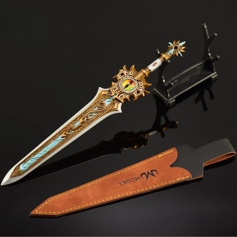 23 سنتيمتر/9.06in لعبة الأجهزة الطرفية سيف ساموراي القرون الوسطى نموذج تأثيري كاتانا الحلي الهوايات هدية عيد التدريب الأولاد لعبة رياضية