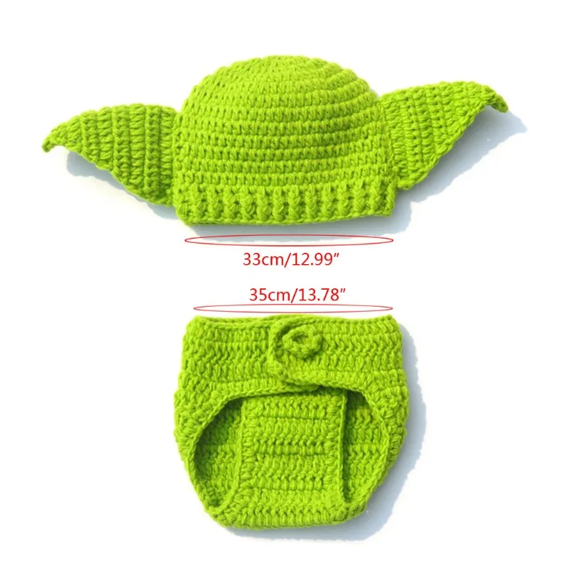 Green Yuda Handmade Yarn Baby Photography Clothes Photography Clothing Props Crothet Baby Clothes Boy Clothing Boys Accessories