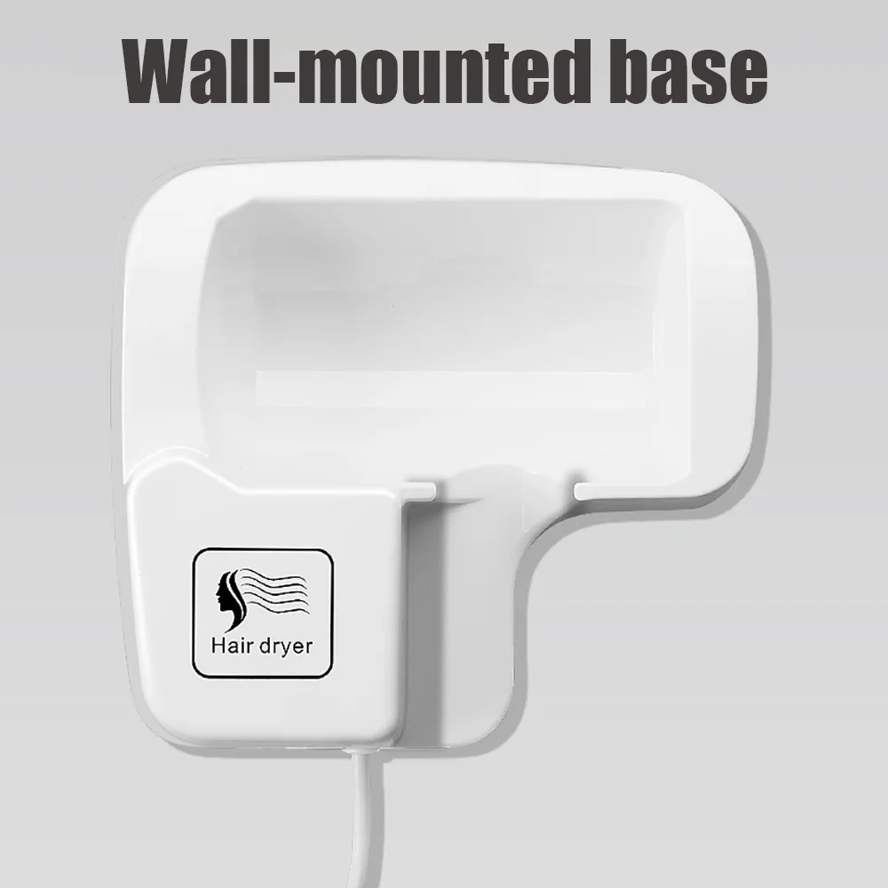 220 فولت الحائط مجفف الشعر فندق الحمام مجفف الشعر s المهنية درجة حرارة ثابتة مجفف مع حامل قاعدة اللكم الحرة