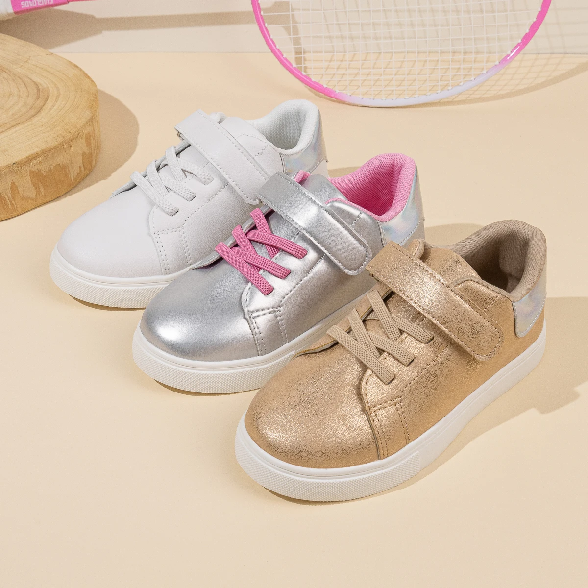 

KIDSUN New Children Casual Sneakers Fashion Versatile Sports Style Soft Anti-Slip Sole Boys Girls Breathable Outdoor Sport Shoes