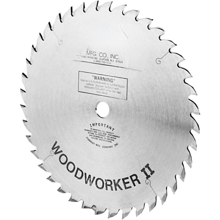 WW10407125 Woodworker II 10-Inch 40 Tooth ATB .125 Kerf Saw Blade with 5/8-Inch Arbor