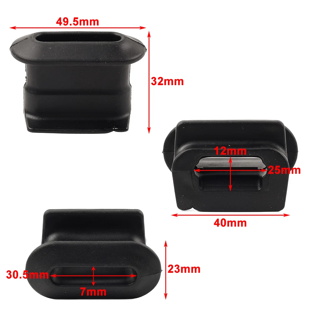 1Pcs Motorbike Chin Spoiler Upper Grommet Rubber For Harley Touring Road King Street Glide 2017-2024