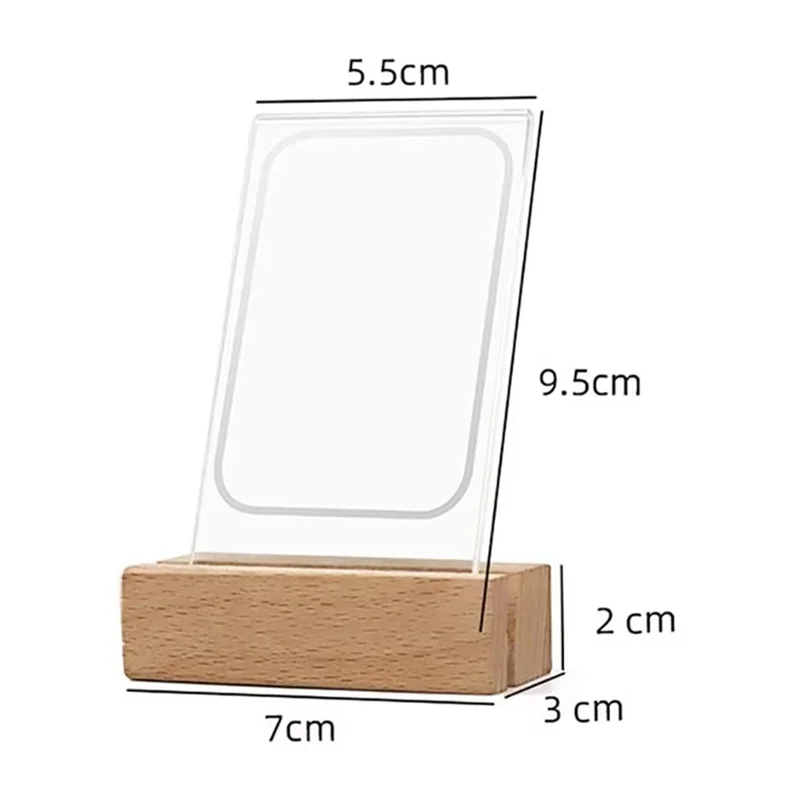 Dependable-3 Inch Frame For Fujifilm Instax Mini 12 Film LED Light Transparent Photo Frame For Instant Camera Mini 11 Photo Tabl