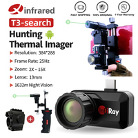 InfiRay Xinfrared T3 Infrared Thermal Imager Monocular Night Vision Thermal Camera for Andriod Phone Outdoor Hunting With Laser