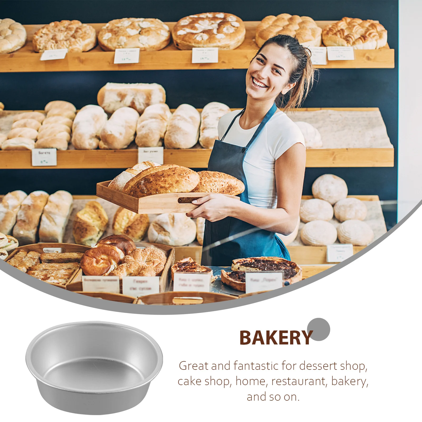 

4pcs Aluminum Alloy Pans Non-Stick Oval Baking Mold Oven Safe For Home Bakery Wedding Cake Molds Metal Cake Pan