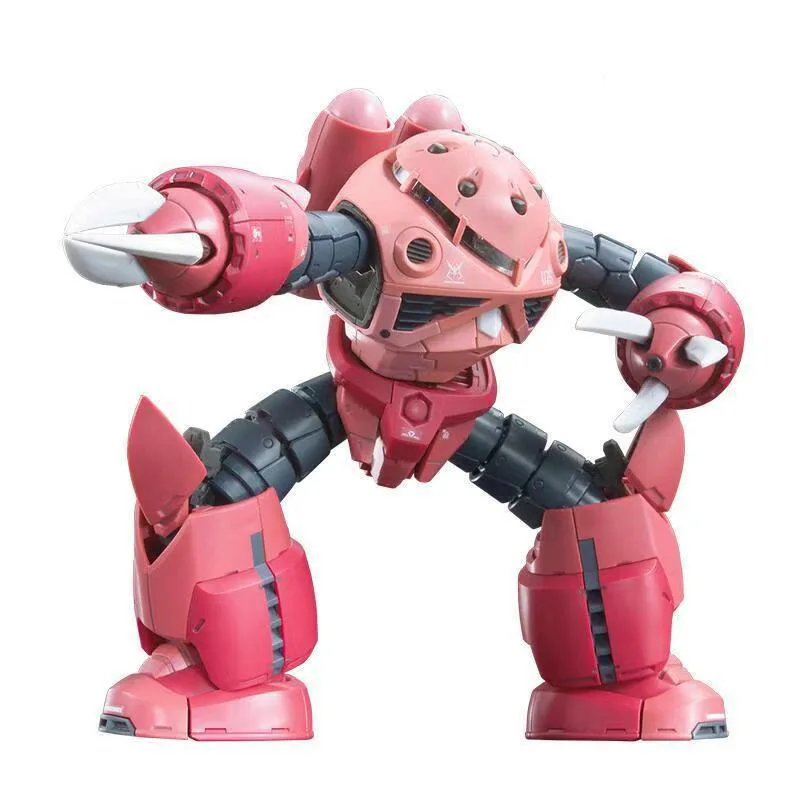 Bandai kit modelo genuíno figuras de anime rg 1/144 MSM-07S zgok char exclusivo vermelho diabo caranguejo montagem modelo plástico brinquedo presentes