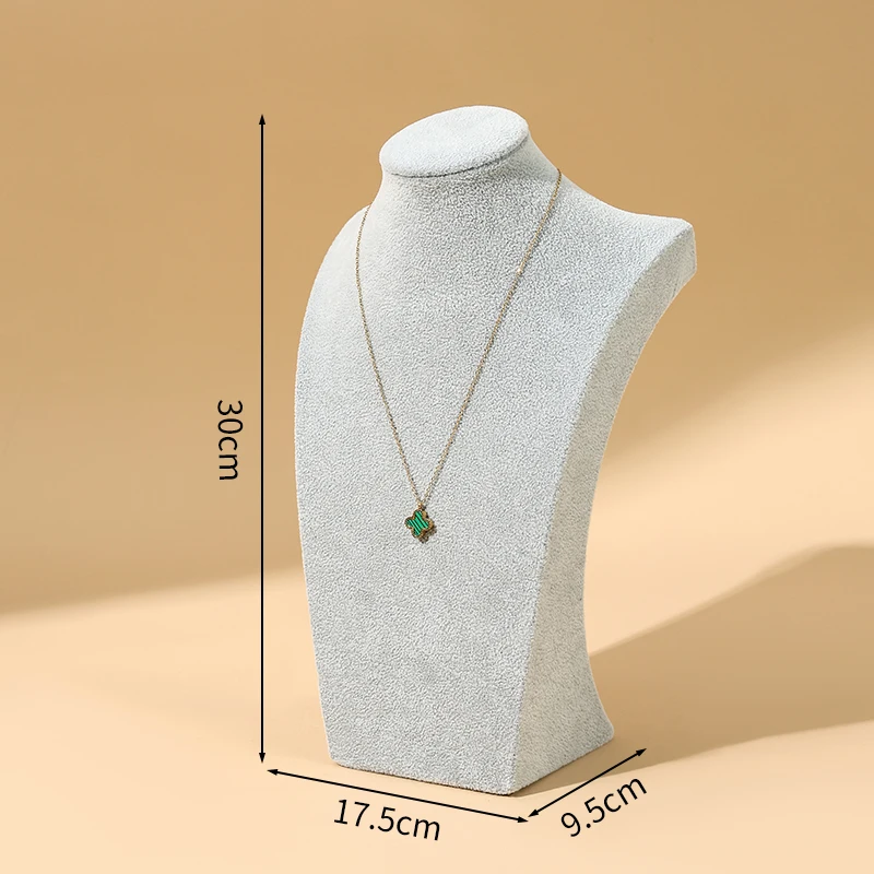 NONE Porträt Halskette Display Anhänger Organizer Schmuck Display Ständer Schmuck Mannequin Büste Halskette Anhänger Fenster Display 6