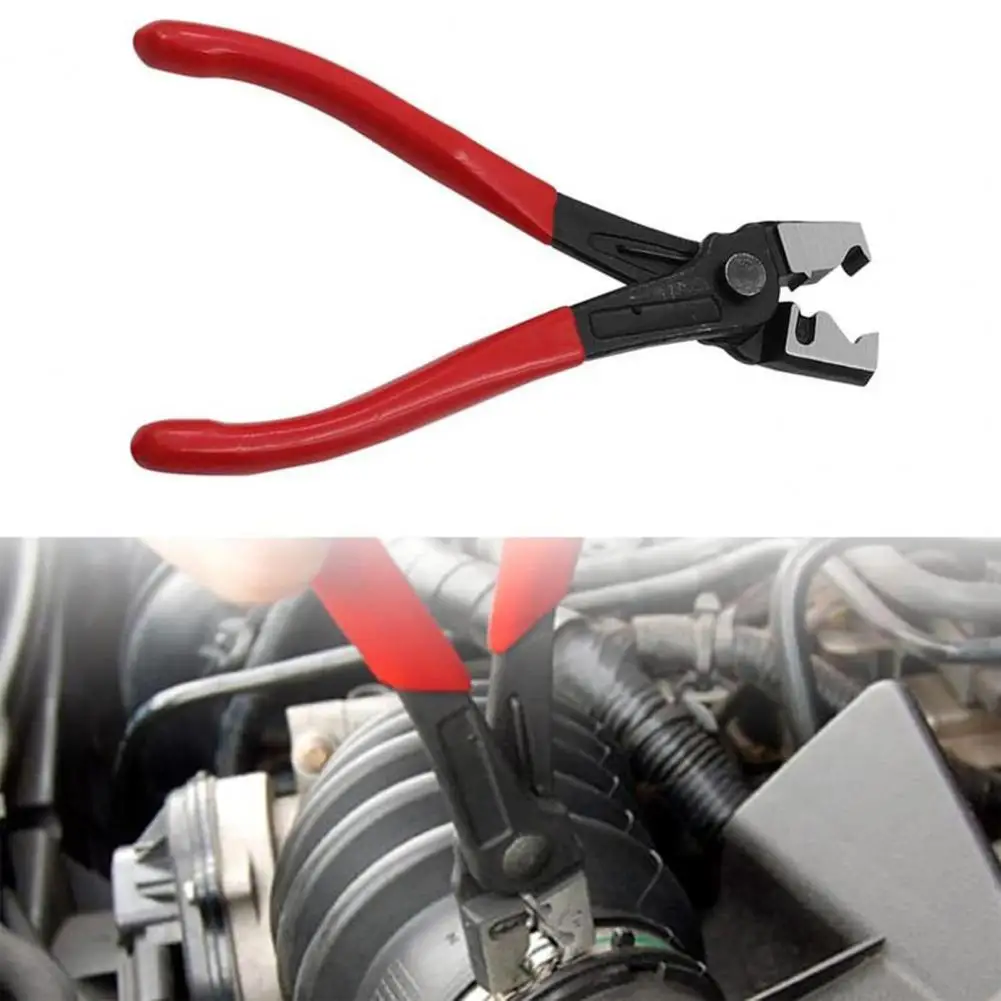 Car Hose Clamp Pliers with Non-Slip Handle Compact Size Portable Automobile Collar Pliers CV Boot Clamp Repair Tools