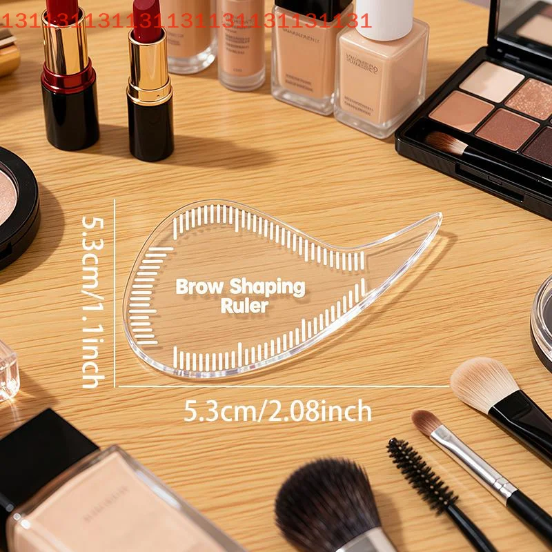Schnell formende Lineal-Vorlage, Schablonen für PMU, Augenbrauen, Haar, Schlaganfall, Eyeliner, Zeichnung, 1 Minute, Tropfenbogen, Augenbrauen-Mapping-Tool
