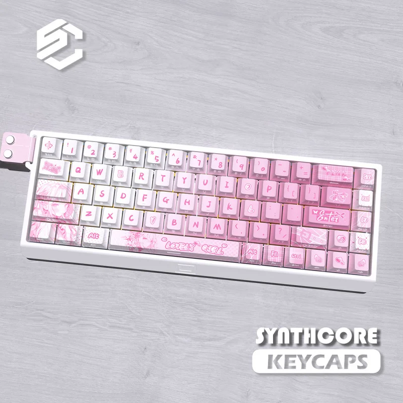 

Клавиши Love Diary из PBT-материала, поддерживаемые оригинальным производителем Wooting EZ63, MADE68, Hero68, ND63