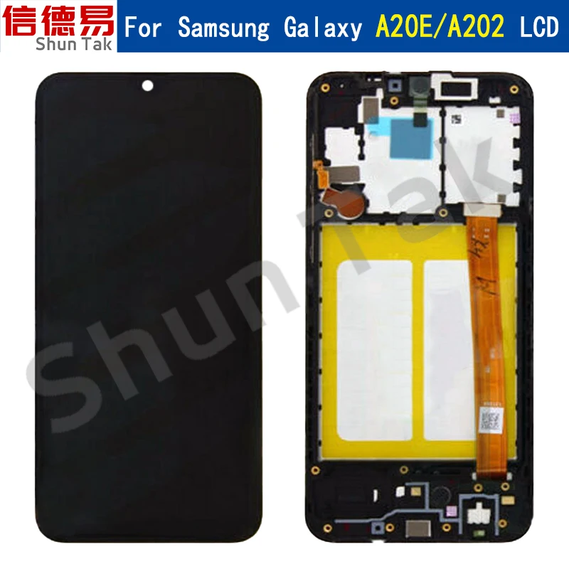 

For Samsung Galaxy A20e A202 A202F A202DS Display Touch Screen Digitizer Assembly A202 A202F/DS For SAMSUNG A20e LCD