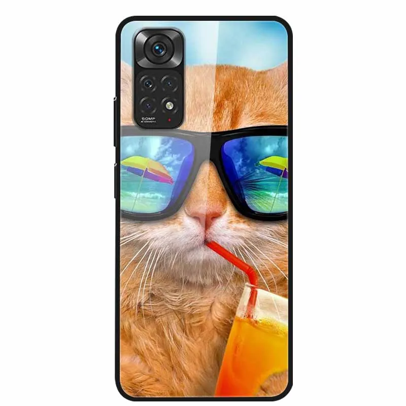 Luxury Case for Xiaomi Redmi Note 12 Pro 4G Cover Tempered Glass Cover for Redmi Note 12 Pro 4G Phone Case Coque Note12 Pro 6.67