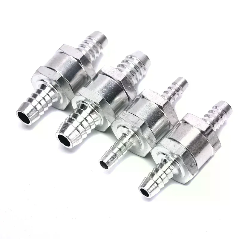 

1Pcs One Way 6/8/10/12mm 4 Size Aluminium Alloy Fuel Non Return Check Valve