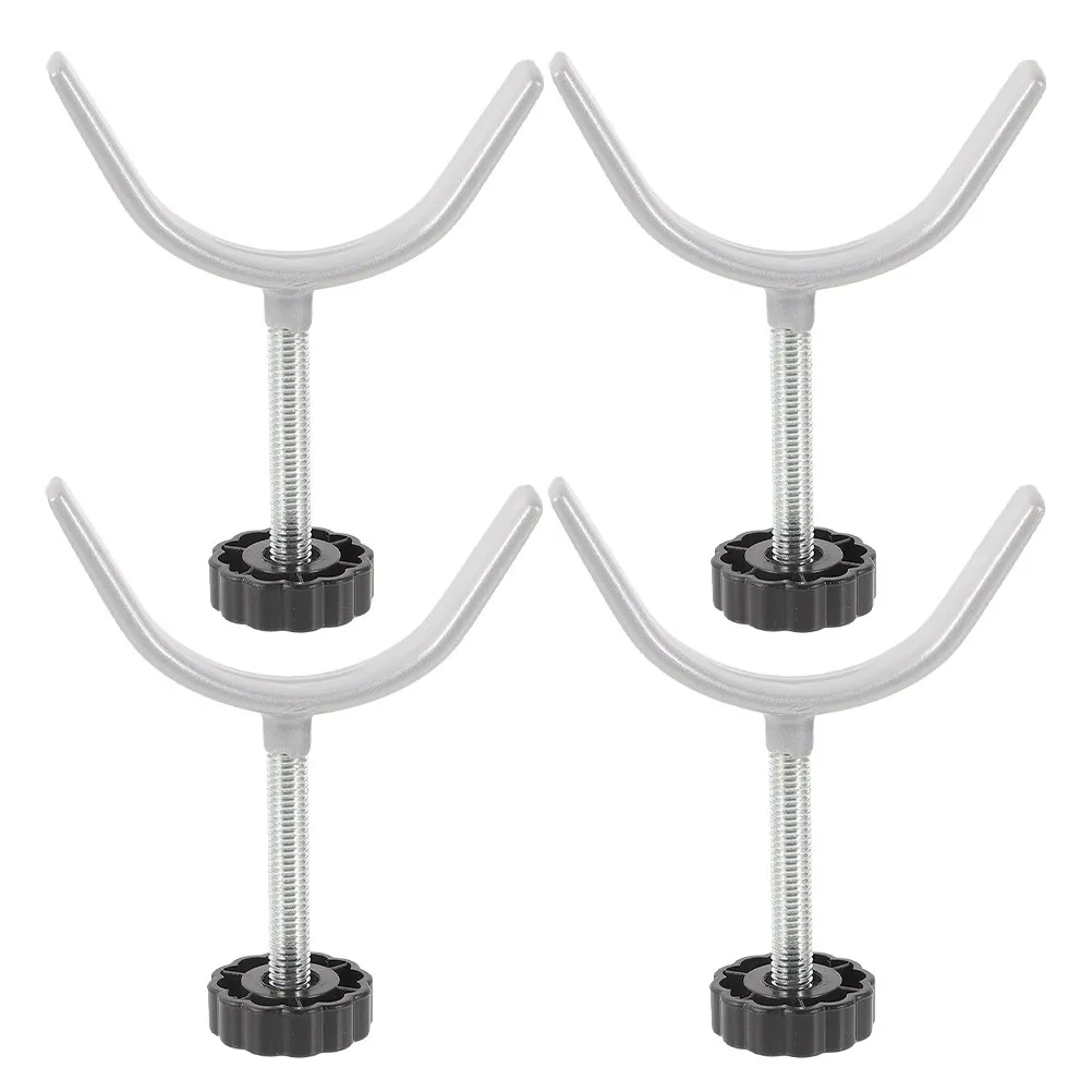 

Комплект из 4 прочных фиксаторов для изоляционных ограждений для животных и детских ворот, с шпинделями и болтами, для крепления под давлением